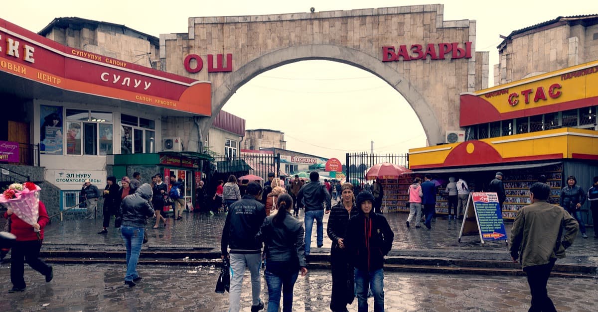 Och Bazaar of Bishkek